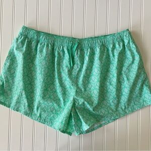 Lauren James Nylon Printed Shorts | Mint - Size XXL